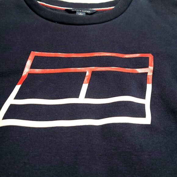 Vintage Tommy Hilfiger Athletics Crewneck Sweatshirt Logo Men’s Medium EUC - Picture 7 of 11